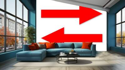 alternating　arrow Wall mural